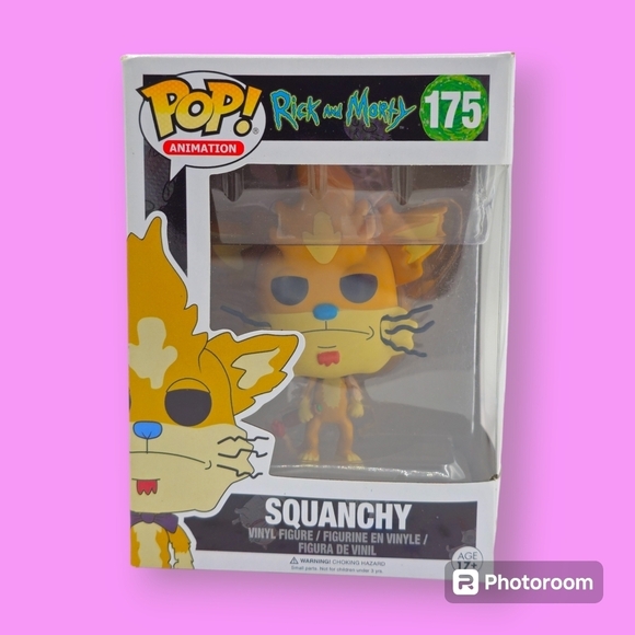 Funko POP! Rick And Morty Squanchy #175 Vinyl Figure - Picture 1 of 6